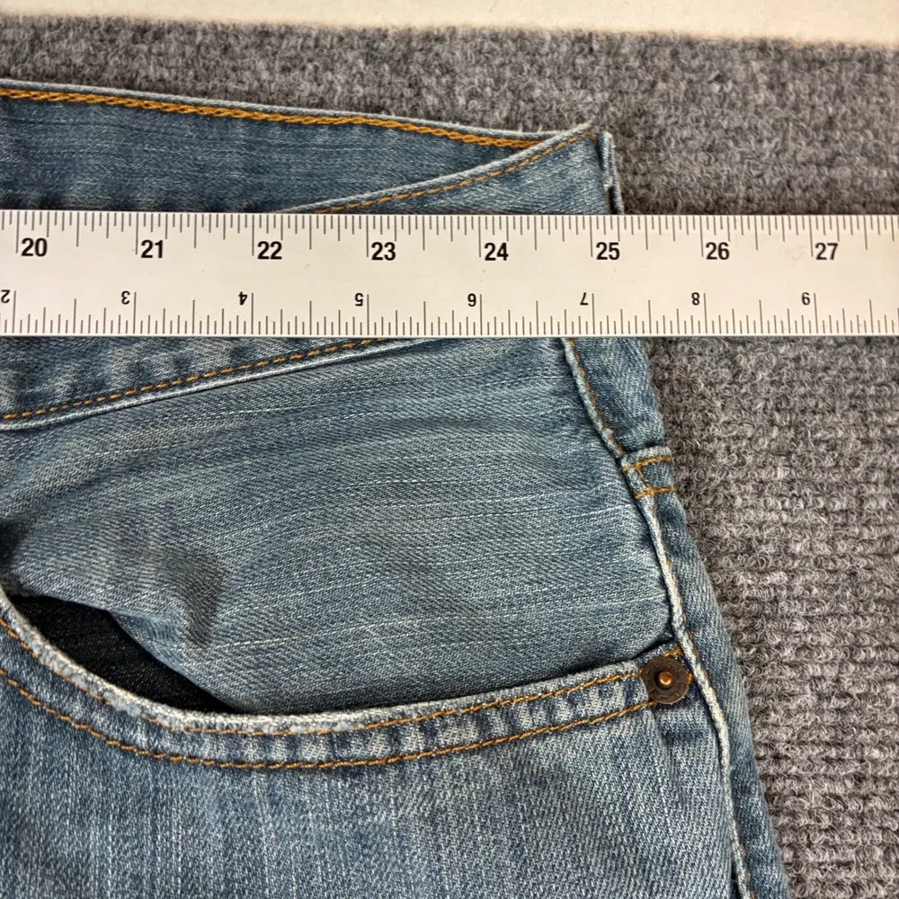 Levis 559 Relaxed Straight Jeans Mens Size 50x32 Blue Denim Medium Wash Cotton